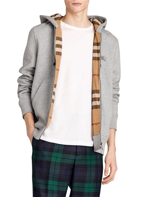 burberry zip ups for men